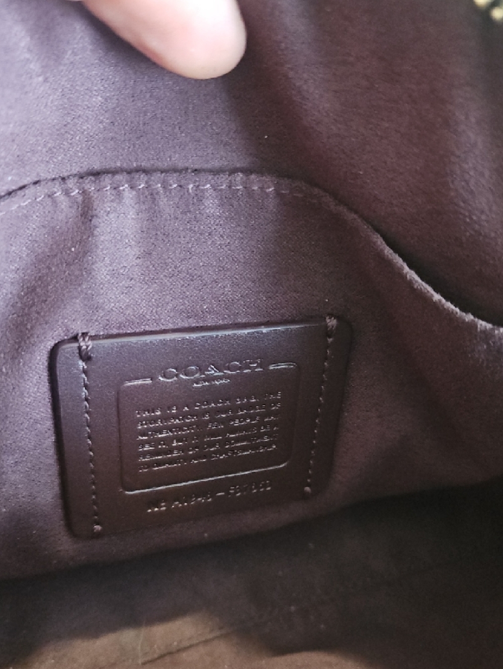 Coach Black Pebbled Leather Crossbody with Gold Hardware - Picture 3 of 7